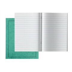 A4 Exercise Book 15mm Ruled 80pg Green 50pk Green hi-res